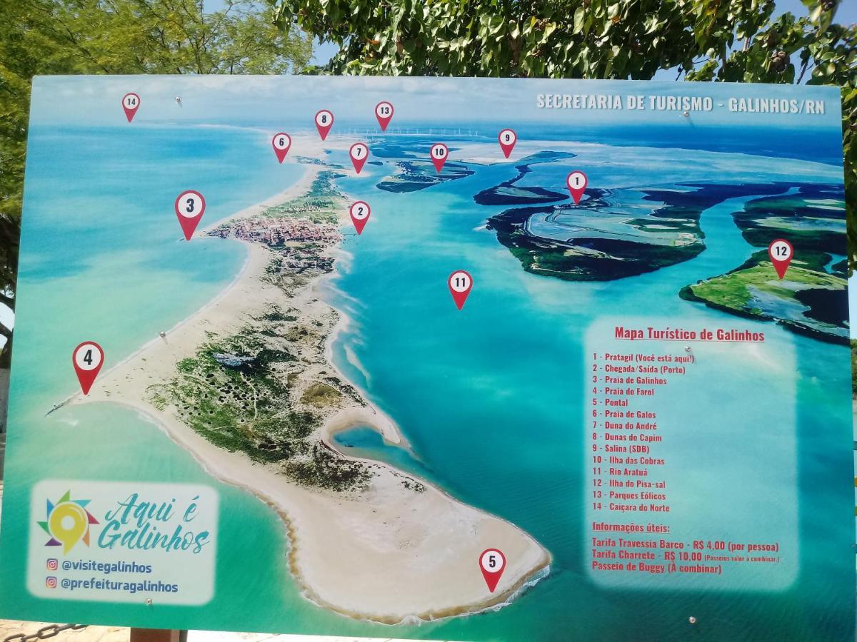 Pousada Chale Mar Rio Galinhos Dış mekan fotoğraf